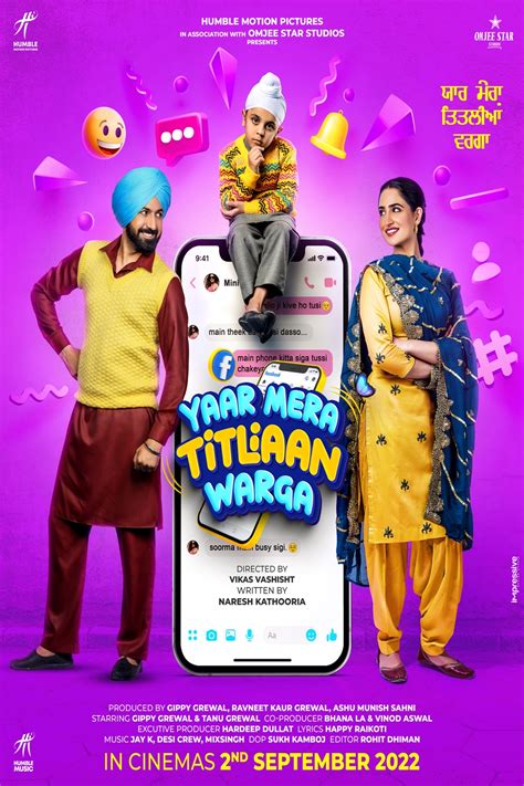 yaar mera titliaan warga punjabi movie download  Romanized: My friend is like butterflies) is a 2022 Indian Punjabi-language, romantic comedy drama film with Gippy Grewal and Tanu Grewal in the lead roles